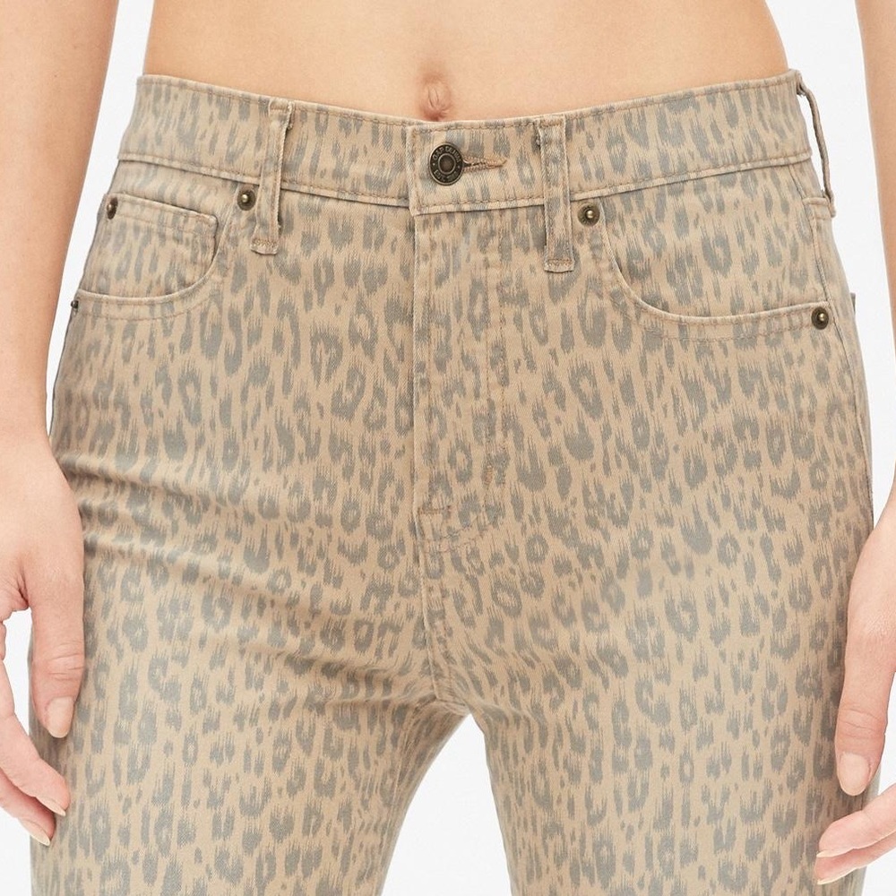 GAP High-Rise Leopard Print True Skinny Ankle Jeans Size 2/26